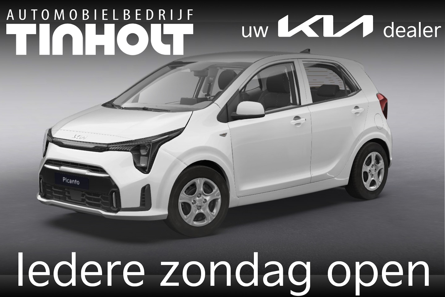 Kia Picanto - 1.0 GDi DynamicLine - Direct uit voorraad leverbaar - CLEAR WHITE - AutoWereld.nl