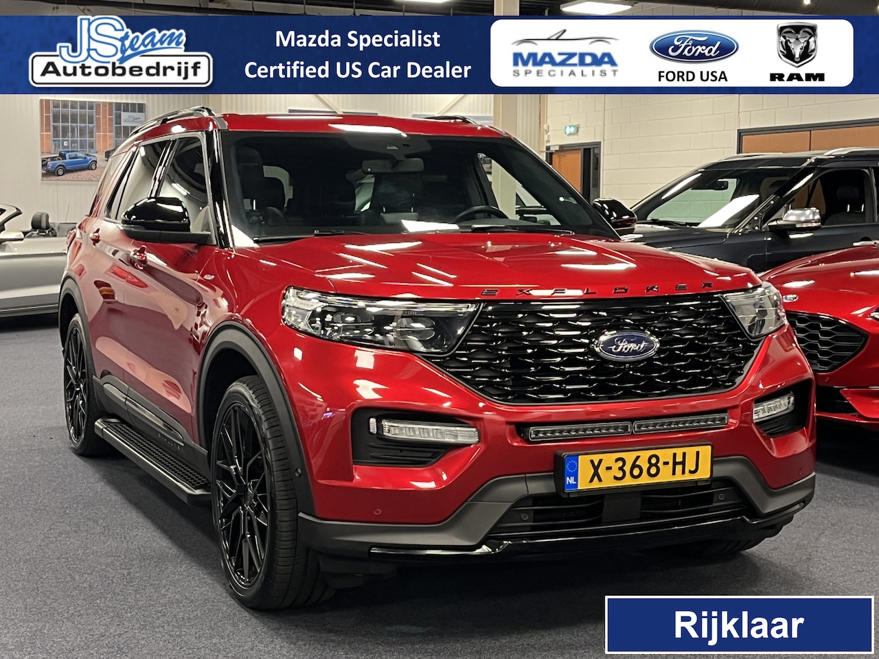Ford Explorer - 3.0 V6 EcoBoost PHEV ST-Line 457PK AWD | 7-Persoons | Trekhaak | Panodak | Side bars | 22i - AutoWereld.nl