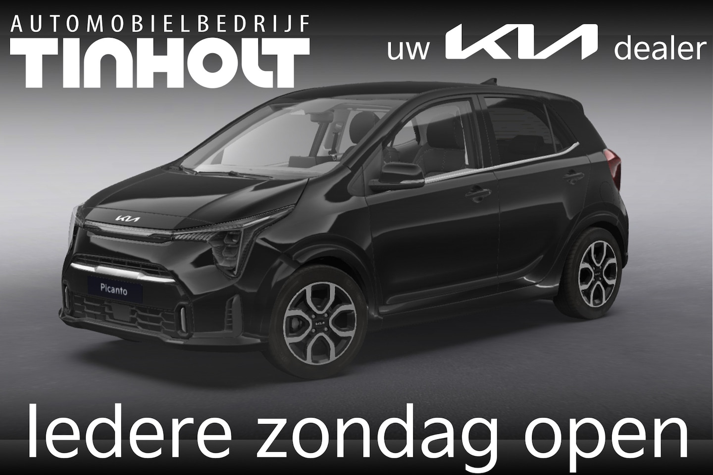 Kia Picanto - 1.0 GDi ExecutiveLine - Direct uit voorraad leverbaar - AURORA BLACK PEARL - AutoWereld.nl