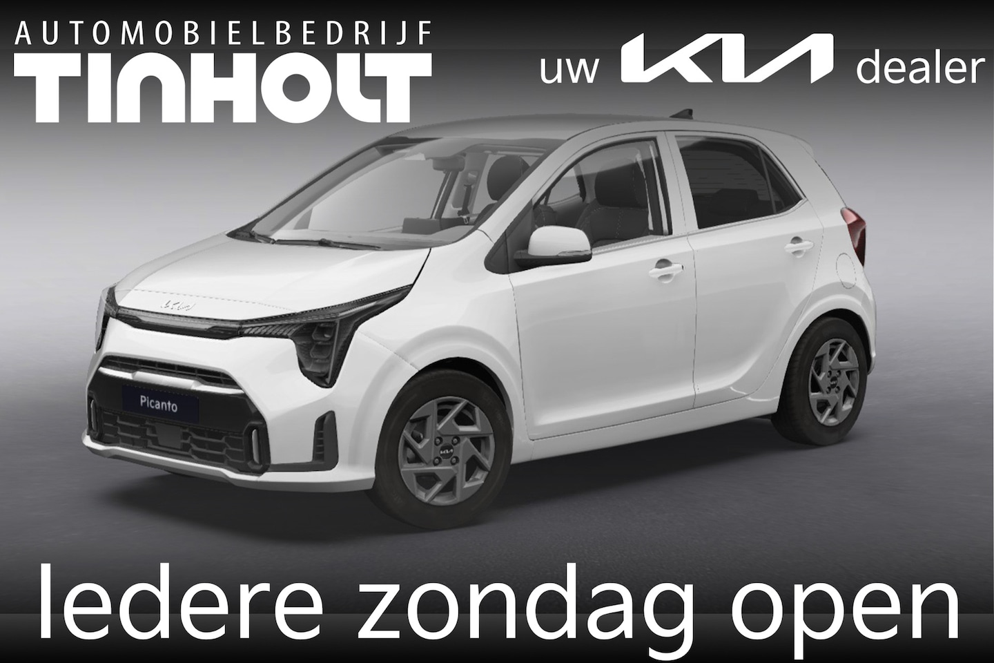Kia Picanto - 1.0 GDi DynamicPlusLine - Direct uit voorraad leverbaar - CLEAR WHITE - AutoWereld.nl