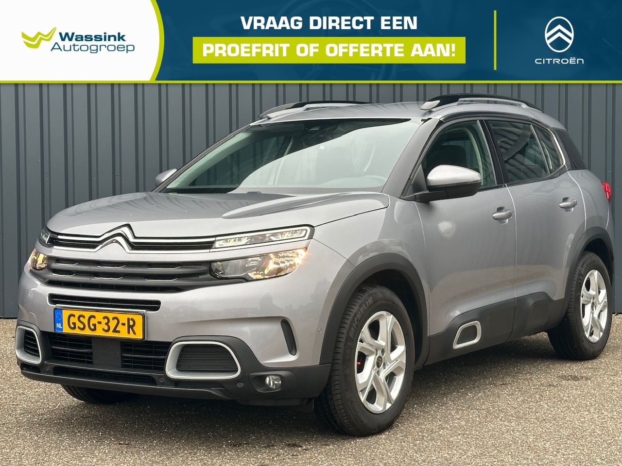 Citroën C5 Aircross - 1.2 PureTech 130pk Feel | Carplay I Navigatie By App I Stoelverwarming | Cruise control | - AutoWereld.nl
