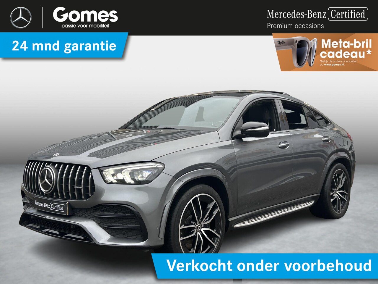 Mercedes-Benz GLE-Klasse Coupé - 350 e 4MATIC Premium | Burmester | Rijassistentiepakket | Panoramadak | Stoelventilatie | - AutoWereld.nl