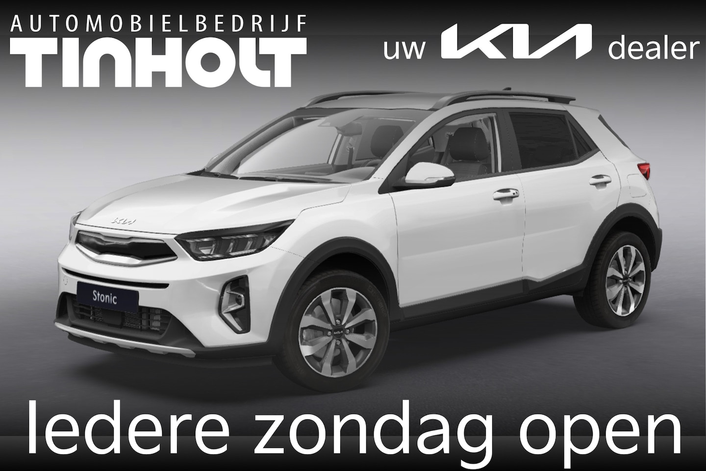 Kia Stonic - 1.0 T-GDi MHEV DynamicPlusLine - Direct uit voorraad leverbaar - CLEAR WHITE - AutoWereld.nl