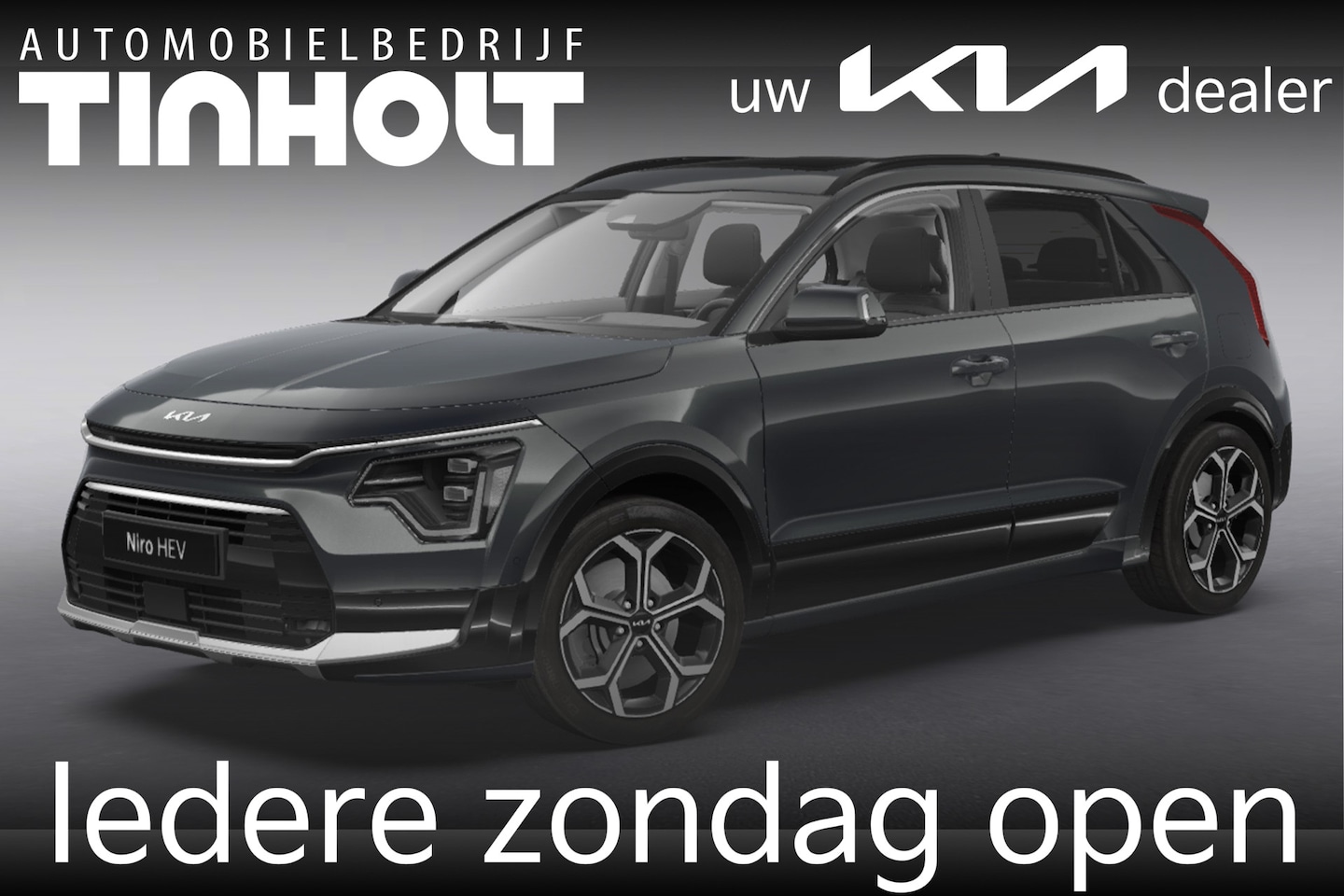 Kia Niro - 1.6 GDi Hybrid ExecutiveLine - Direct uit voorraad leverbaar - INTERSTELLAR GREY - AutoWereld.nl
