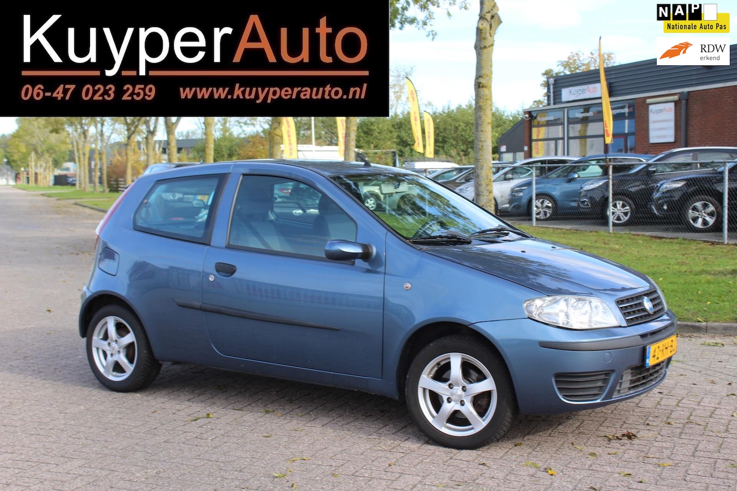 Fiat Punto - 1.4-16V Young AIRCO nap nette auto goed onderhouden - AutoWereld.nl