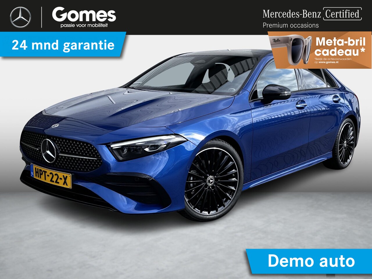 Mercedes-Benz A-klasse - Limousine 180 Star Edition AMG | Bruin Interieur | Night Pakket | Panoramadak | MULTIBEAM - AutoWereld.nl