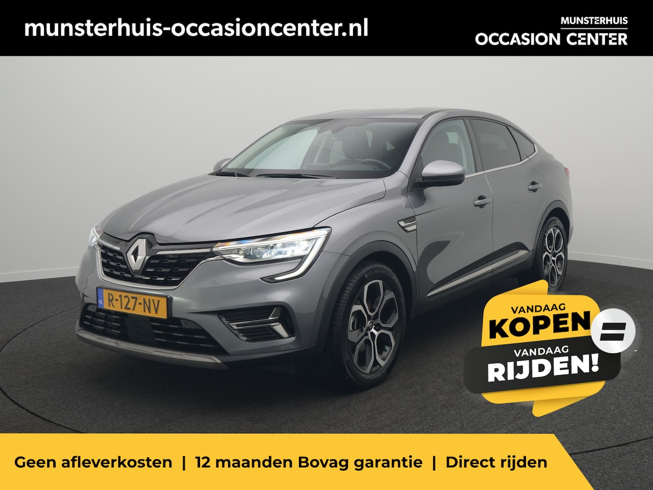 Renault Arkana - 1.6 E-Tech Hybrid 145 Intens - RIJKLAARPRIJS - Achteruitrijcamera - Trekhaak - Dealeronder - AutoWereld.nl