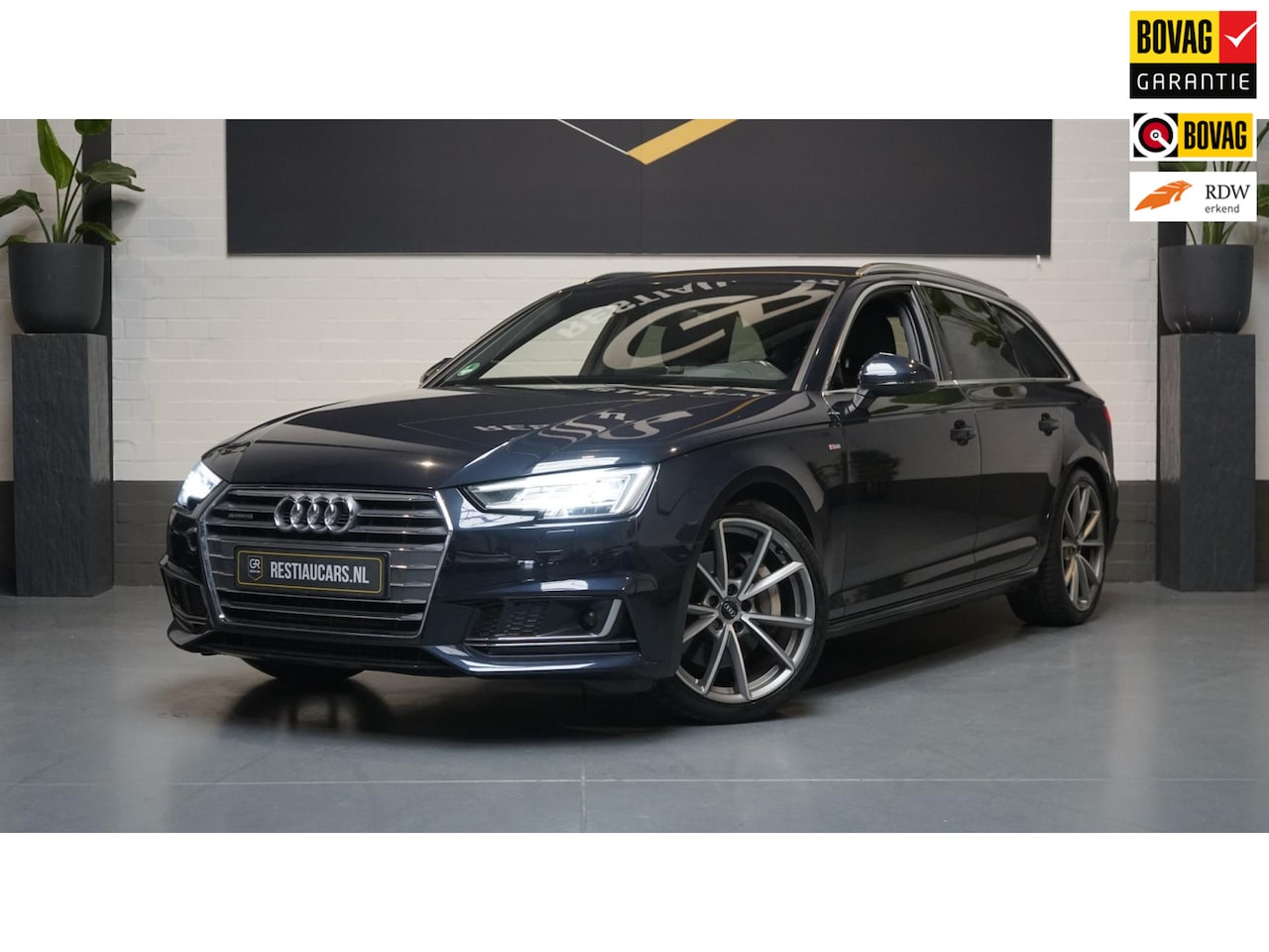 Audi A4 Avant - 2.0 TFSI Quattro 3x S-Line AUTOMAAT-ACC-ALCANTARA-BANG&OLUFSEN-CLIMA-HEADUP-FULL LED-KEYLE - AutoWereld.nl