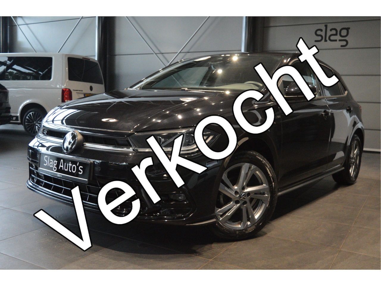 Volkswagen Polo - 1.0 TSI 2X R-LINE clima cruise keyless led camera !! - AutoWereld.nl