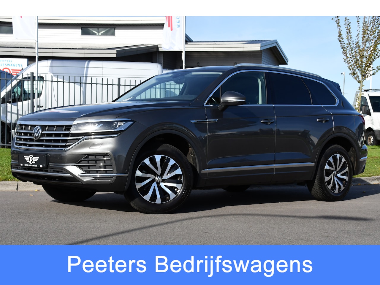 Volkswagen Touareg - 3.0 TDI V6 Grijs Kenteken Bpm Vrij Adaptieve Cruise, Camera, Carplay, LED, 3500kg Trekhaak - AutoWereld.nl