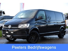 Volkswagen Transporter - 2.0 TDI L2H1 DC 4Motion Highline Black Edition Camera, Cruise, Automaat, Multimedia, 204Pk