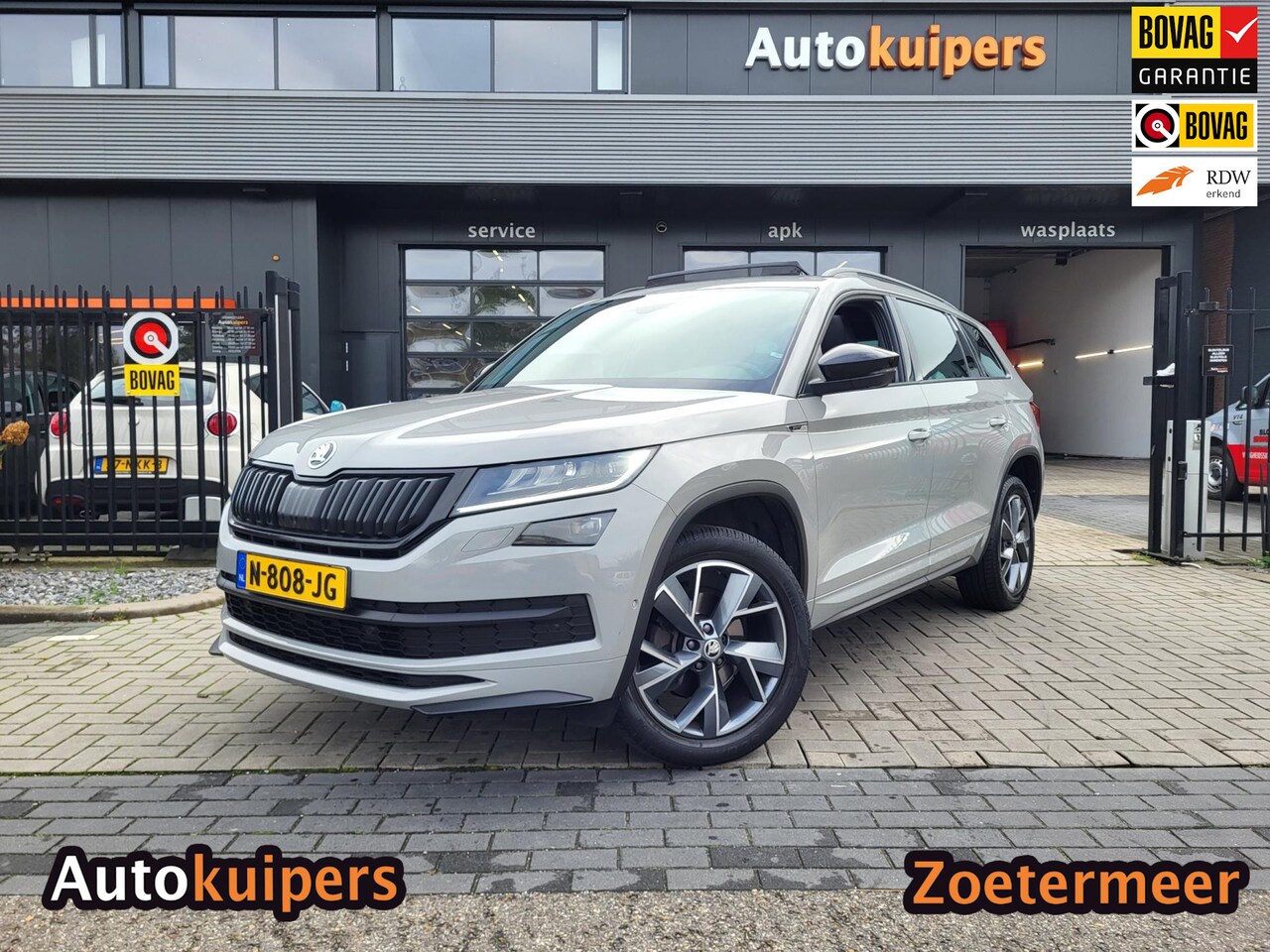 Skoda Kodiaq - 1.5 TSI Sportline Business 7p. | Met o.a. achteruitrijcamera, climate, panoramadak en elek - AutoWereld.nl
