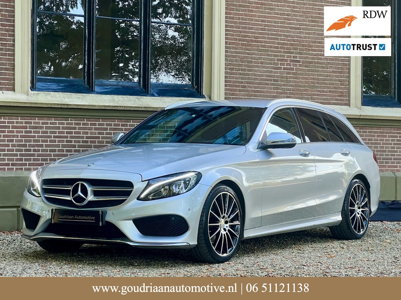 Mercedes-Benz C-klasse Estate - 180 AMG-Line | HUD | Trekhaak - AutoWereld.nl