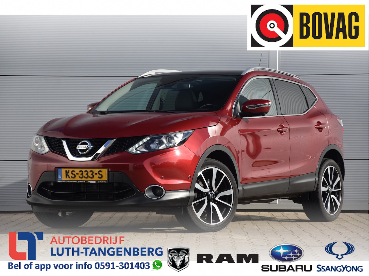 Nissan Qashqai - 1.2 Tekna | Automaat | Trekhaak | - AutoWereld.nl