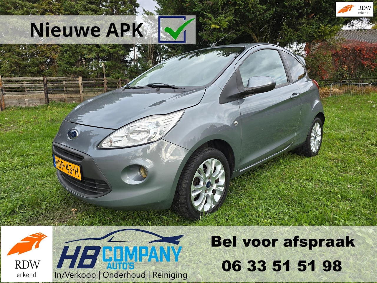 Ford Ka - 1.2 Titanium | Nieuwe Distributieriem | Dealer onderhouden | Airco | Nieuwe APK - AutoWereld.nl