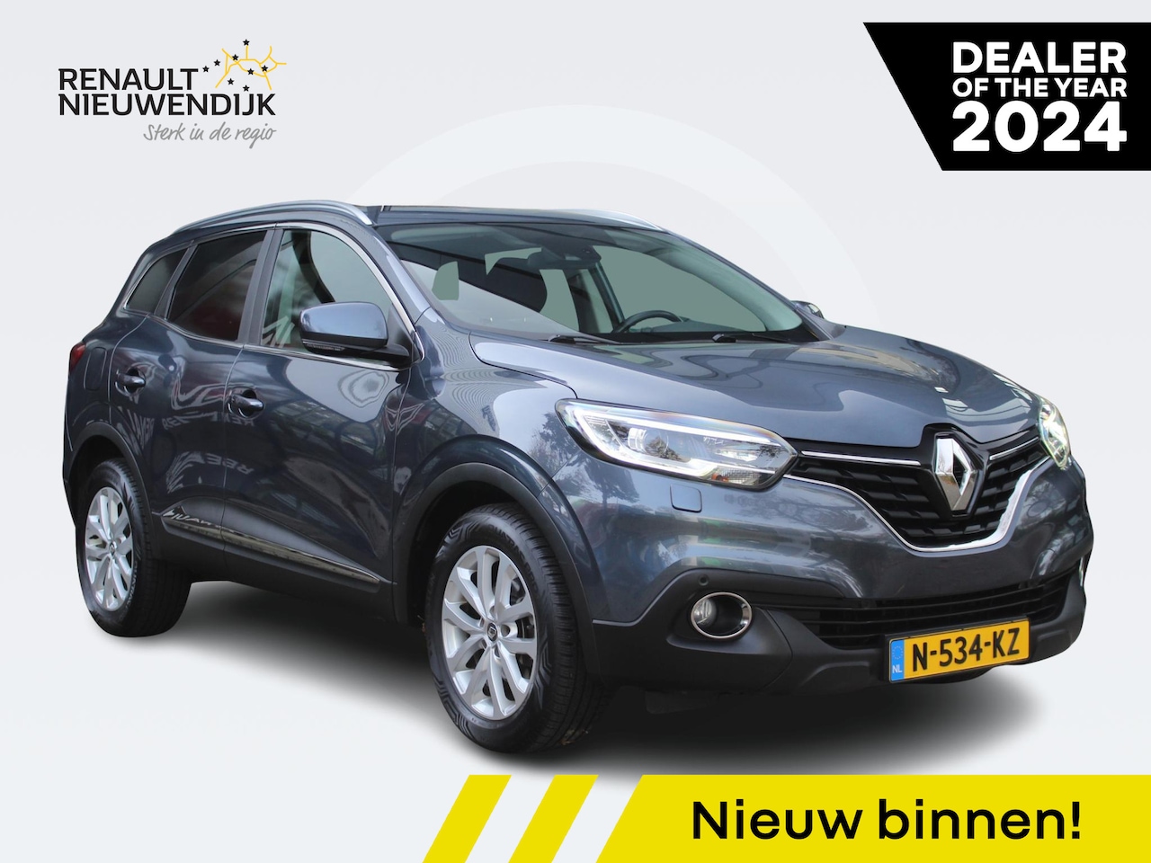Renault Kadjar - 1.2 TCe 130 Extase AUTOMAAT / NAVI / PACK WINTER / KEYLESS / PDC 360 / PRIV GLASS / BLEUTO - AutoWereld.nl