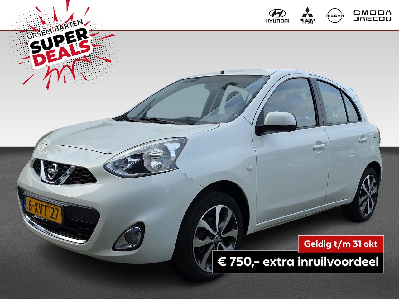 Nissan Micra - 1.2 Acenta | Cruisecontrol | Airco | Velgen lichtmetaal | - AutoWereld.nl