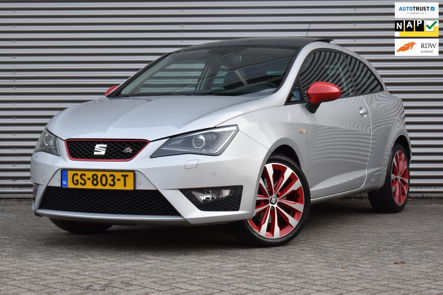 SEAT Ibiza - 1.0 TSI FR 110-PK, Airco, Ecc, Cruise, Navi, Panoramadak. - AutoWereld.nl