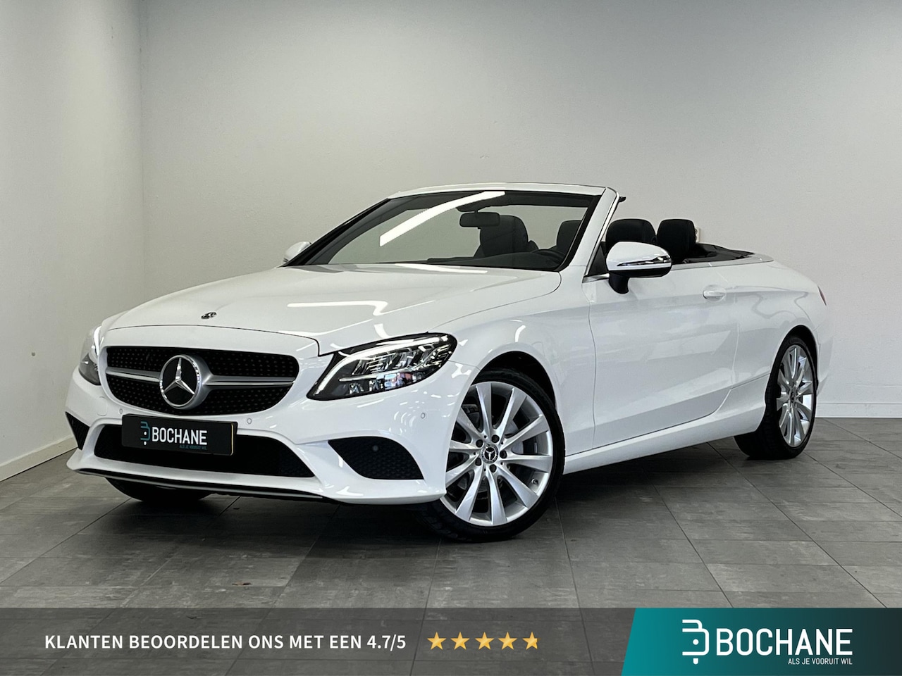 Mercedes-Benz C-klasse Cabrio - 180 | stoelverwarming | half lederen bekleding | Apple Carplay - AutoWereld.nl