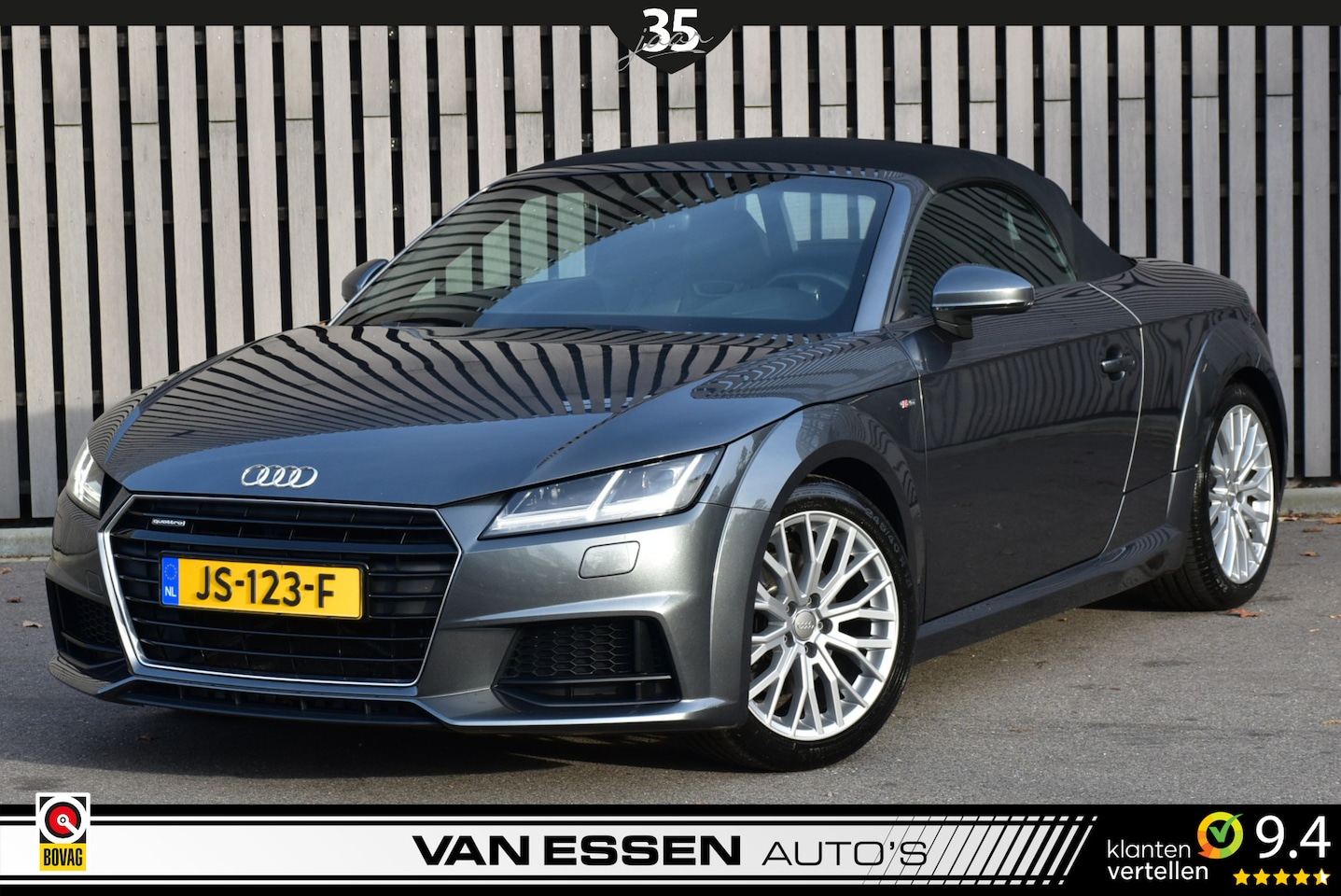Audi TT Roadster - 2.0 TFSI Quattro Pro Line S Nek/ Stoelverwarming Virtueel Dashboard 84.000 KM! - AutoWereld.nl