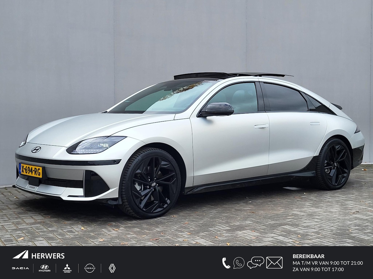 Hyundai IONIQ 6 - First Edition AWD 77.4 kWh Automaat / 100% SOH / Origineel NL Auto / tot 04-2009 Fabrieksg - AutoWereld.nl