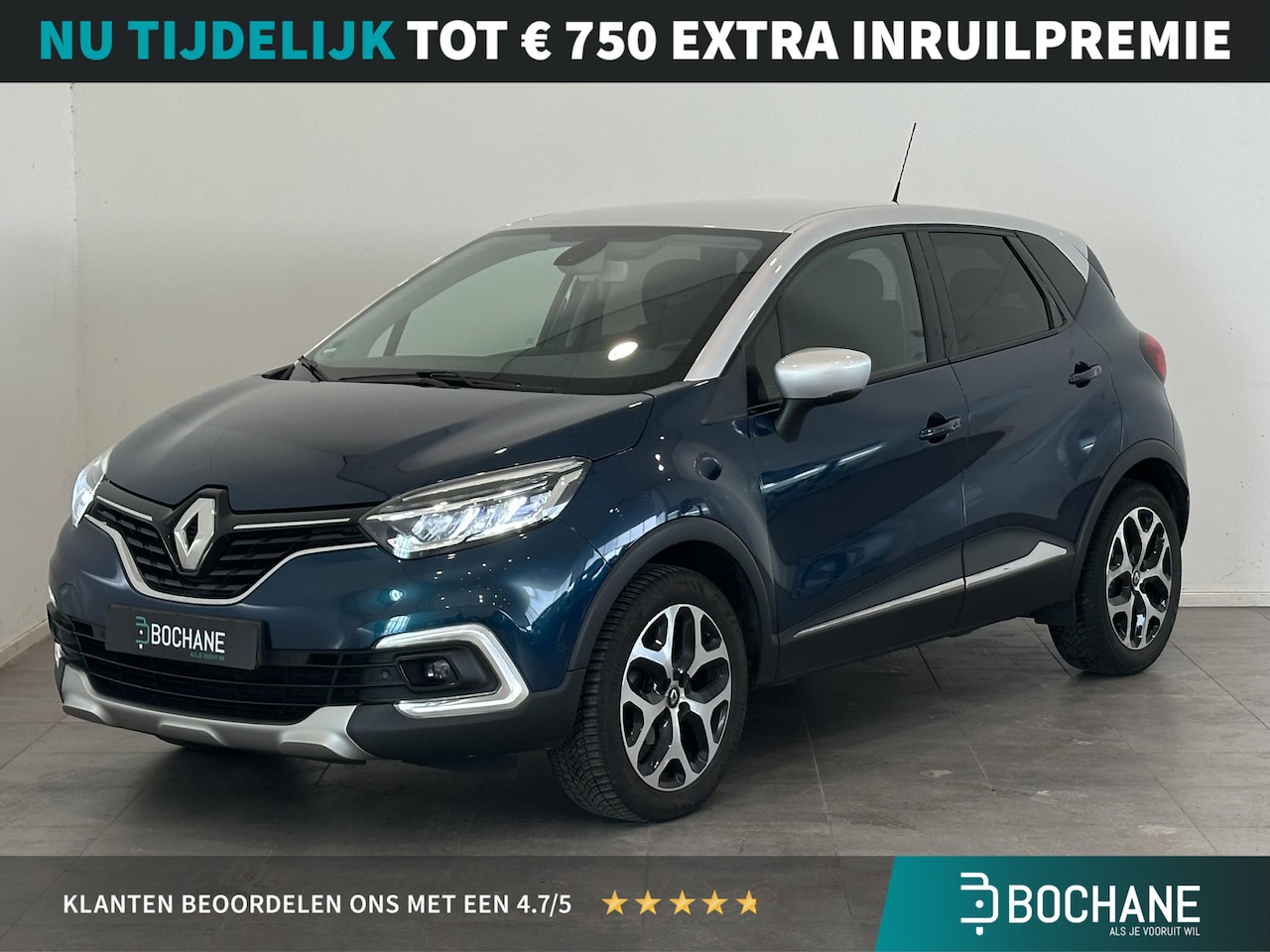 Renault Captur - 0.9 TCe 90 Intens | Navigatie | Climate Control | Cruise Control | Parkeersensoren voor, z - AutoWereld.nl