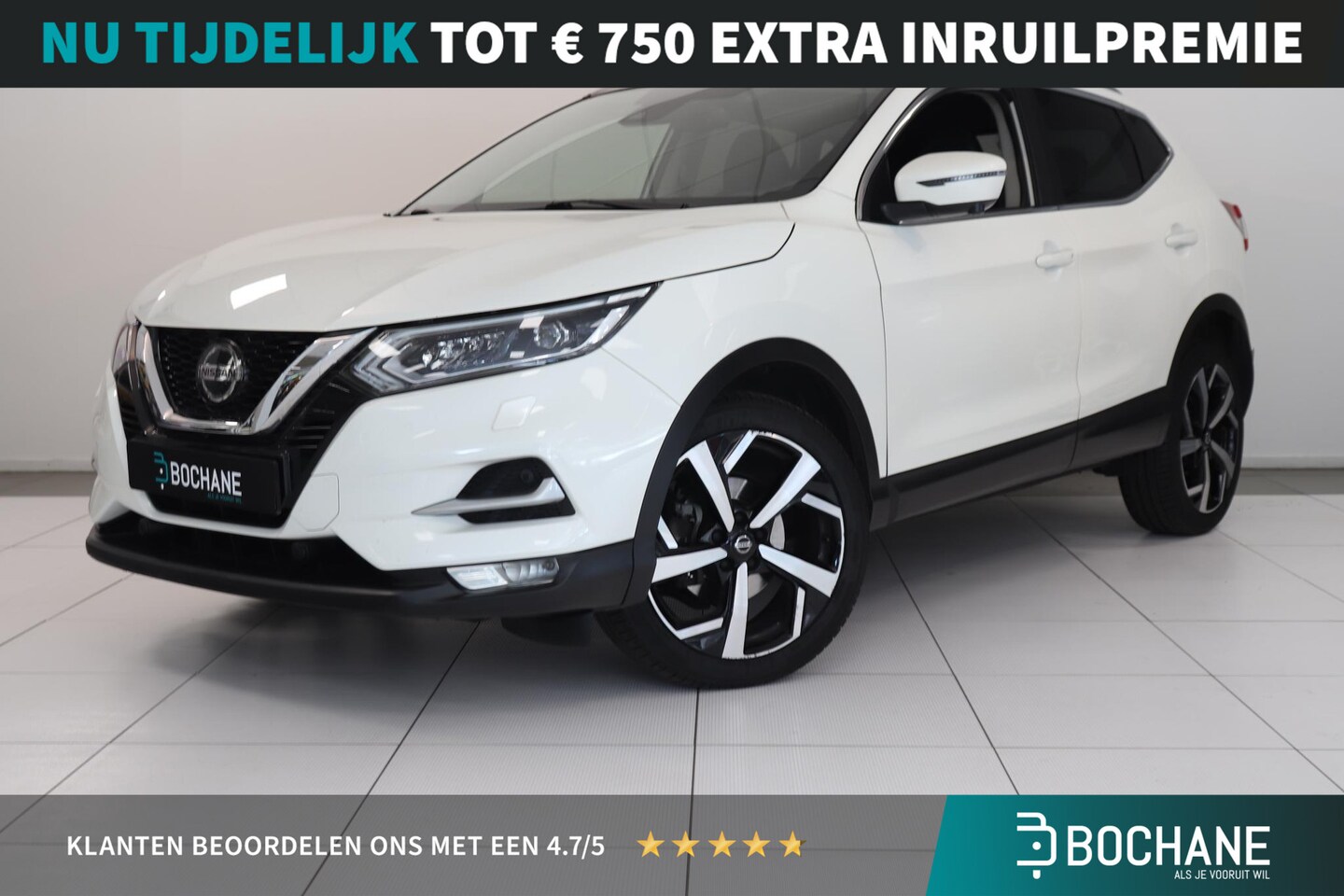 Nissan Qashqai - 1.3 DIG-T 160 Pk Premium Edition | 360 Camera | Climate control | Navigatie | Lederen bekl - AutoWereld.nl
