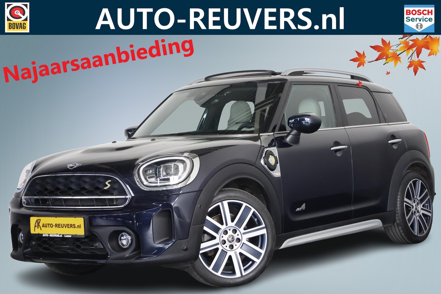 MINI Countryman - Mini 2.0 Cooper S E ALL4 MINI Yours Panorama / Opendak / LED / Harman Kardon / HUD / Pilot - AutoWereld.nl