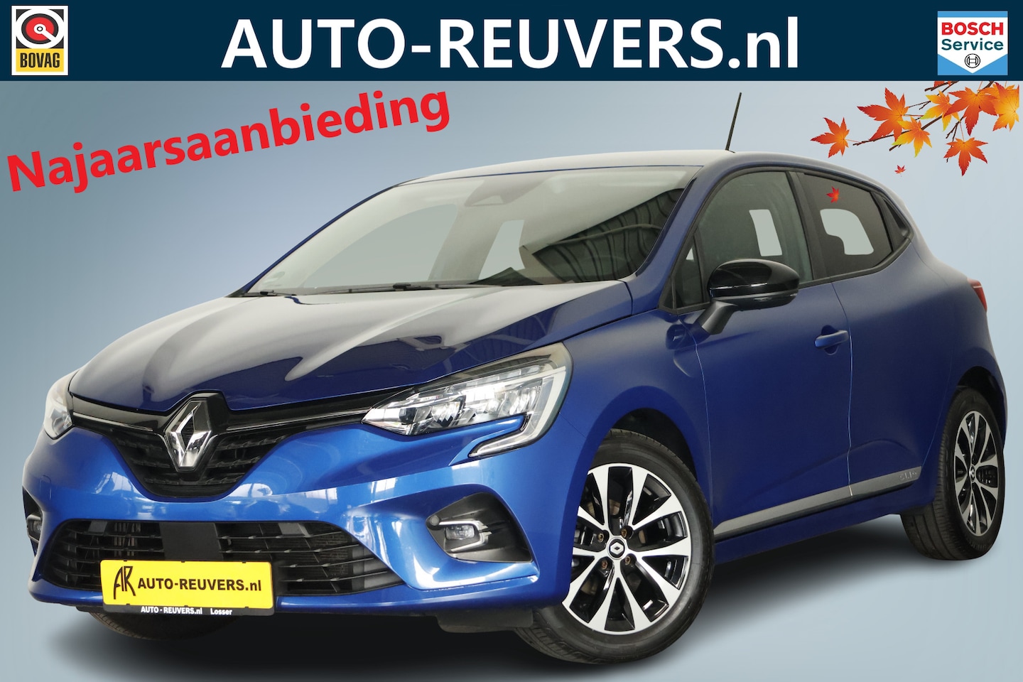 Renault Clio - 1.0 TCe Intens Cruise / Airco / Stoelverwarming / Lane assist - AutoWereld.nl