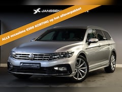 Volkswagen Passat Variant - 1.5 TSI R-Line Business + Trekhaak Leder/Alcantara Virtual Stoelverwarming Navi Trekaak