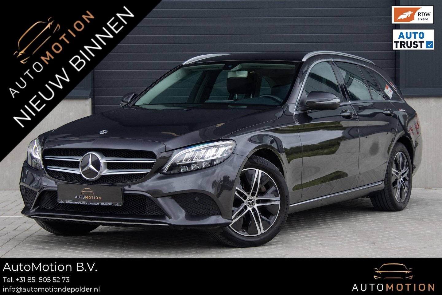Mercedes-Benz C-klasse - C200d Elektr/Verwarm Stoel Camera Trekhaak - AutoWereld.nl