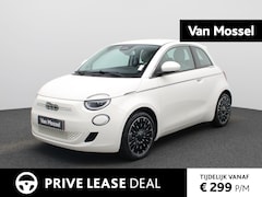 Fiat 500 - La Prima 42 kWh | NAVIGATIE | ACHTERUITRIJCAMERA | STOELVERWARMING | LEDEREN STOELEN | CLI