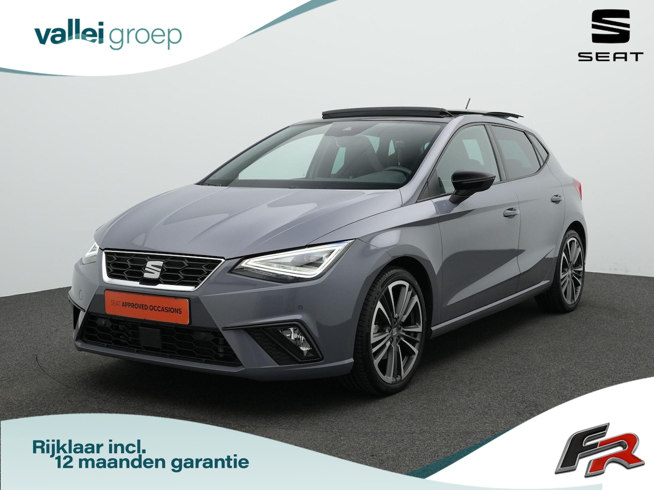 SEAT Ibiza - 1.0 EcoTSI 115 pk FR Anniversary | Panoramadak | Parkeersensoren voor/achter | Virtual Coc - AutoWereld.nl