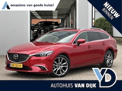 Mazda 6 Sportbreak - 2.5 SkyActiv-G 192 GT-M | Schuif-/kanteldak/BOSE/19-inch/Leder/Head-Up/Trekhaak/Camera