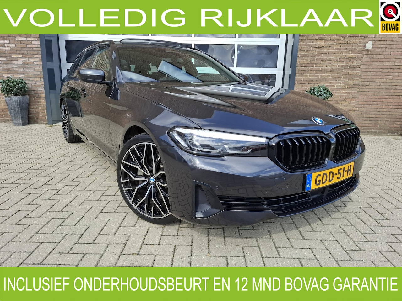 BMW 5-serie Touring - 530e xDrive panorama/Leer/Trekhaak/20 inch BMW 5-serie Touring 530e xDrive High Executive - AutoWereld.nl