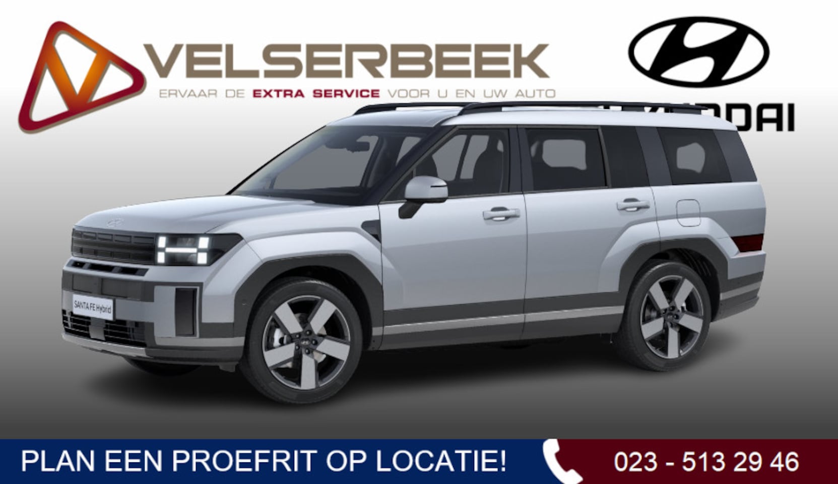 Hyundai Santa Fe - 1.6 T-GDI HEV Premium 7p. **NIEUW**DIRECT RIJDEN** - AutoWereld.nl