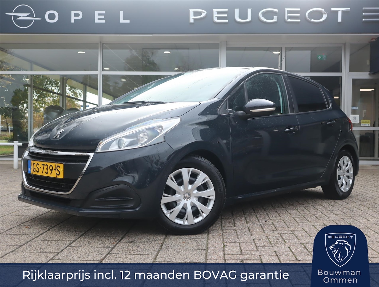 Peugeot 208 - Active 5-Drs Puretech 82pk ETG automaat, Rijklaarprijs, Airco Bluetooth Cruise control Par - AutoWereld.nl