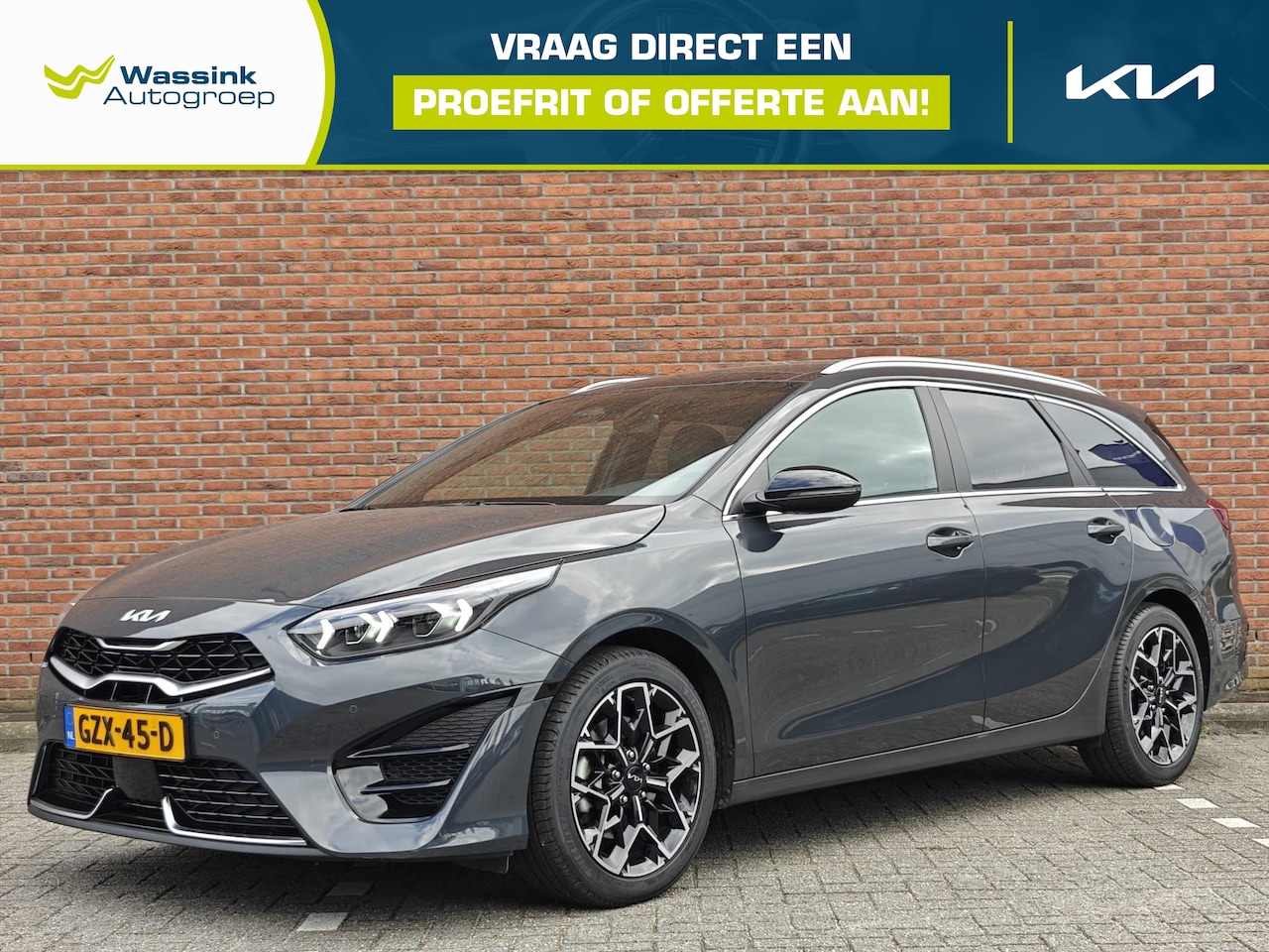 Kia Cee'd Sportswagon - Ceed Sw 1.5 T-GDi 140pk GT-Line | Sensoren Voor + Achter | Camera | Stuur- & Stoelverwarmi - AutoWereld.nl