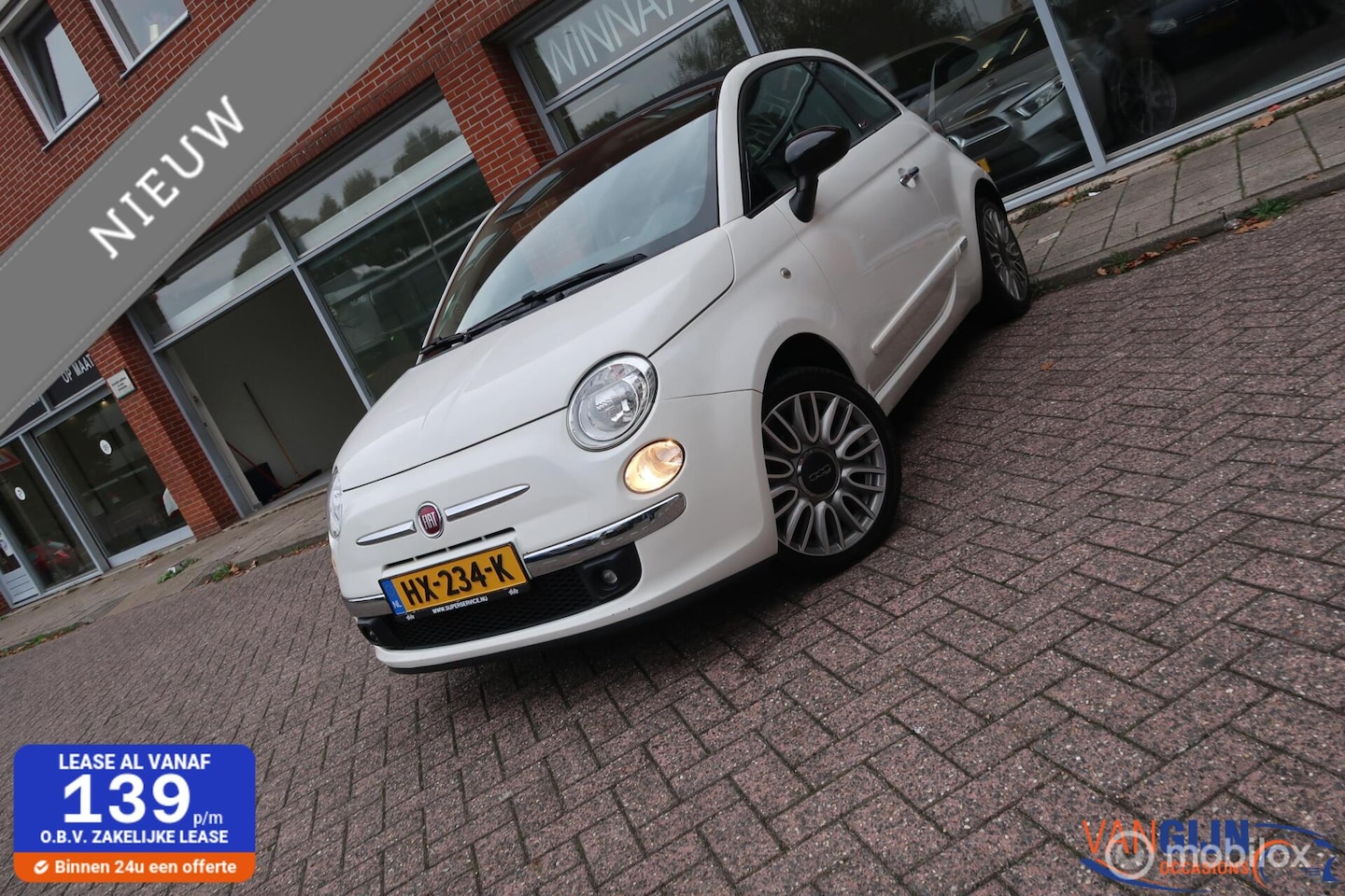 Fiat 500 C - 1.2 Lounge Cabrio Climate PDC 1e Eigenaar - AutoWereld.nl