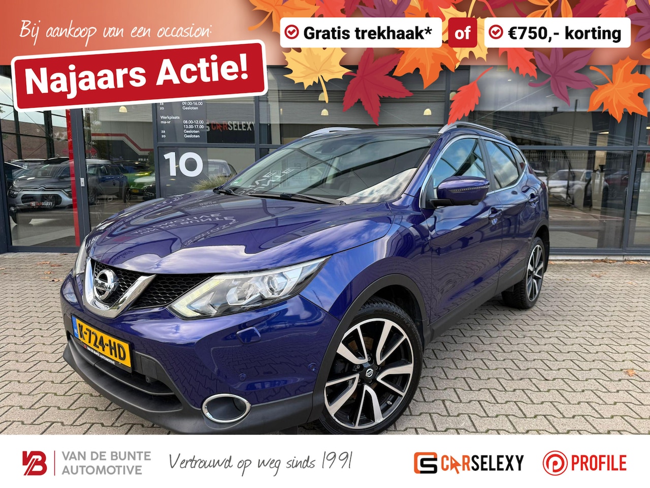 Nissan Qashqai - 1.2 Tekna *Trekhaak & Stoelverwarming* - AutoWereld.nl