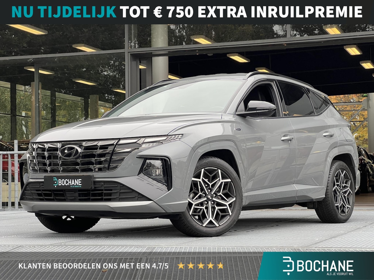 Hyundai Tucson - 1.6 T-GDI MHEV N-Line | Navigatie | Stoelverwarming | Adaptieve Cruise Control - AutoWereld.nl