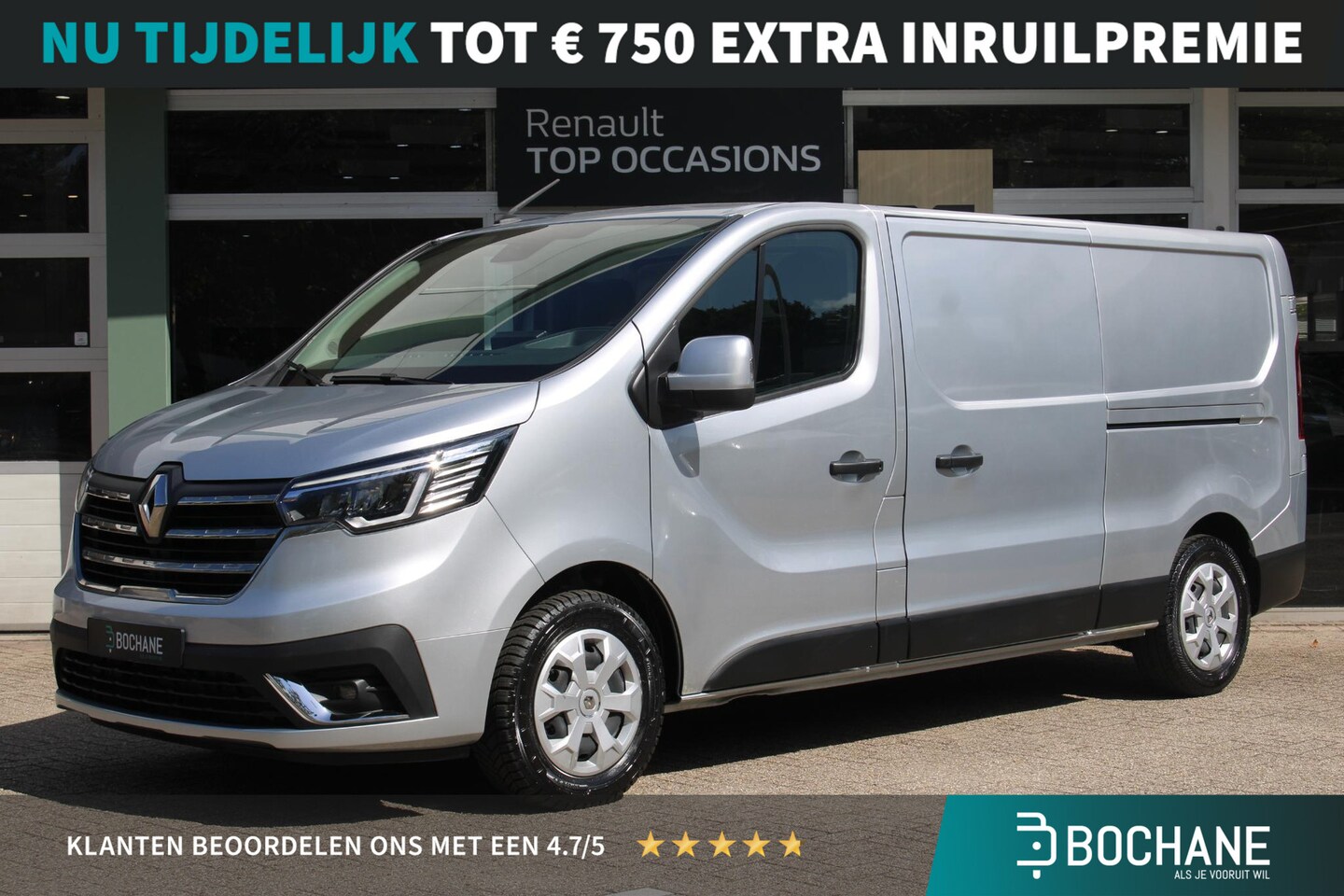 Renault Trafic - 2.0 dCi 130 T30 L2H1 Work Edition | Trekhaak | Navigatie | Parkeersensoren | Cruise Contro - AutoWereld.nl