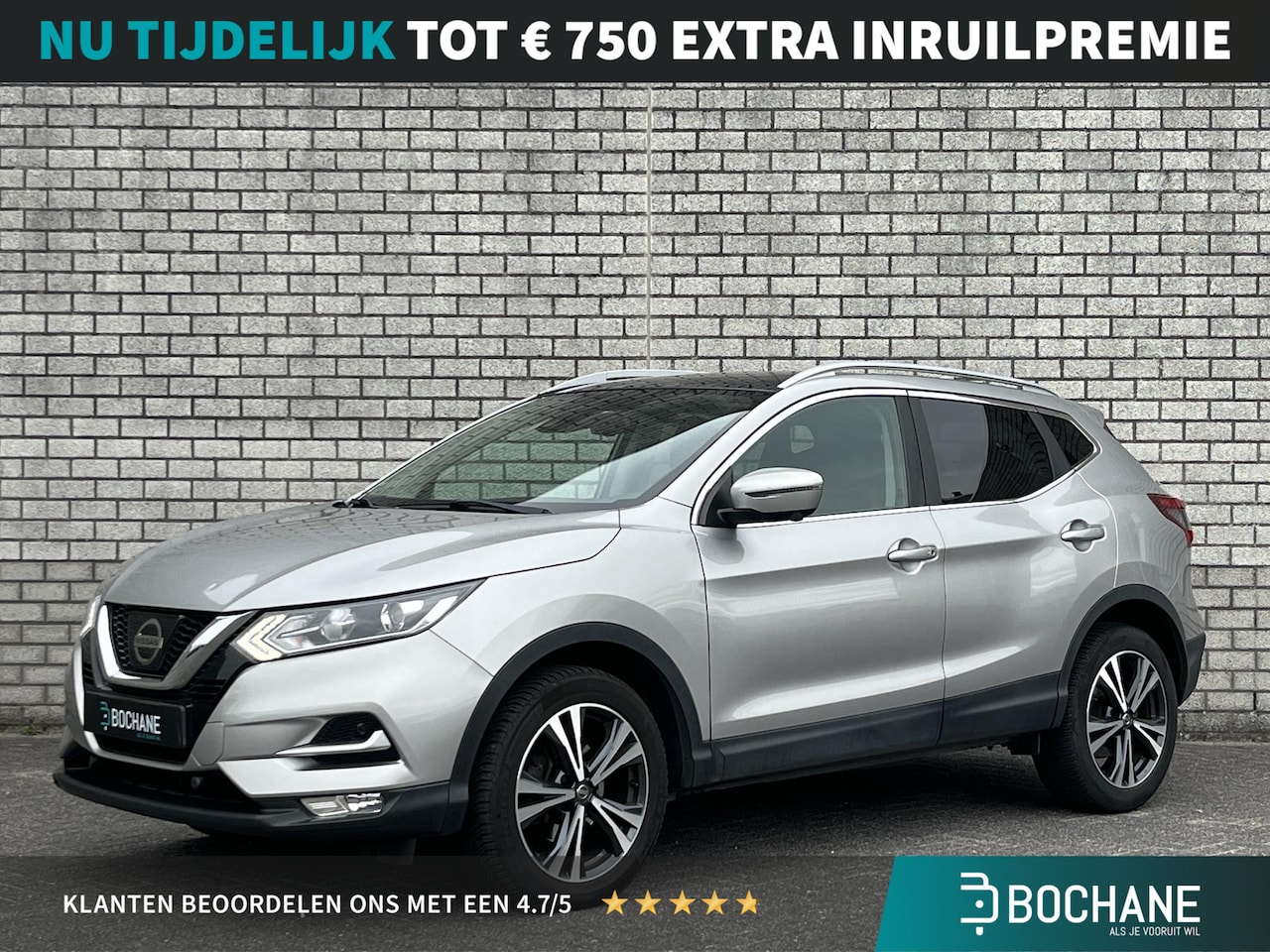 Nissan Qashqai - 1.2 N-Connecta | Dealeronderhouden | 360° Camera | Panoramadak | Trekhaak | - AutoWereld.nl