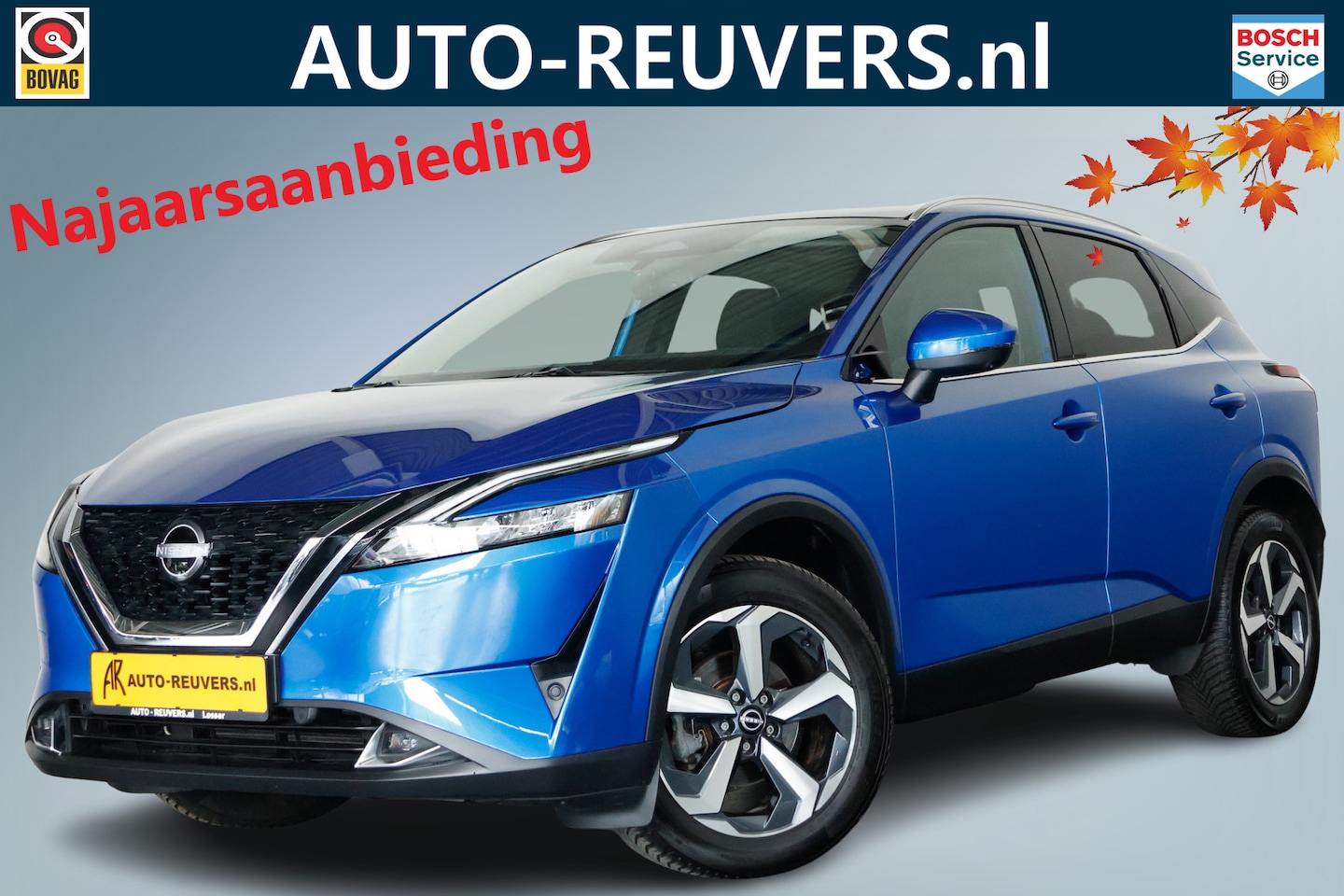 Nissan Qashqai - 1.3 MHEV Xtronic N-Connecta / Panorama / ACC / Navi / CarPlay / Cam / LED - AutoWereld.nl