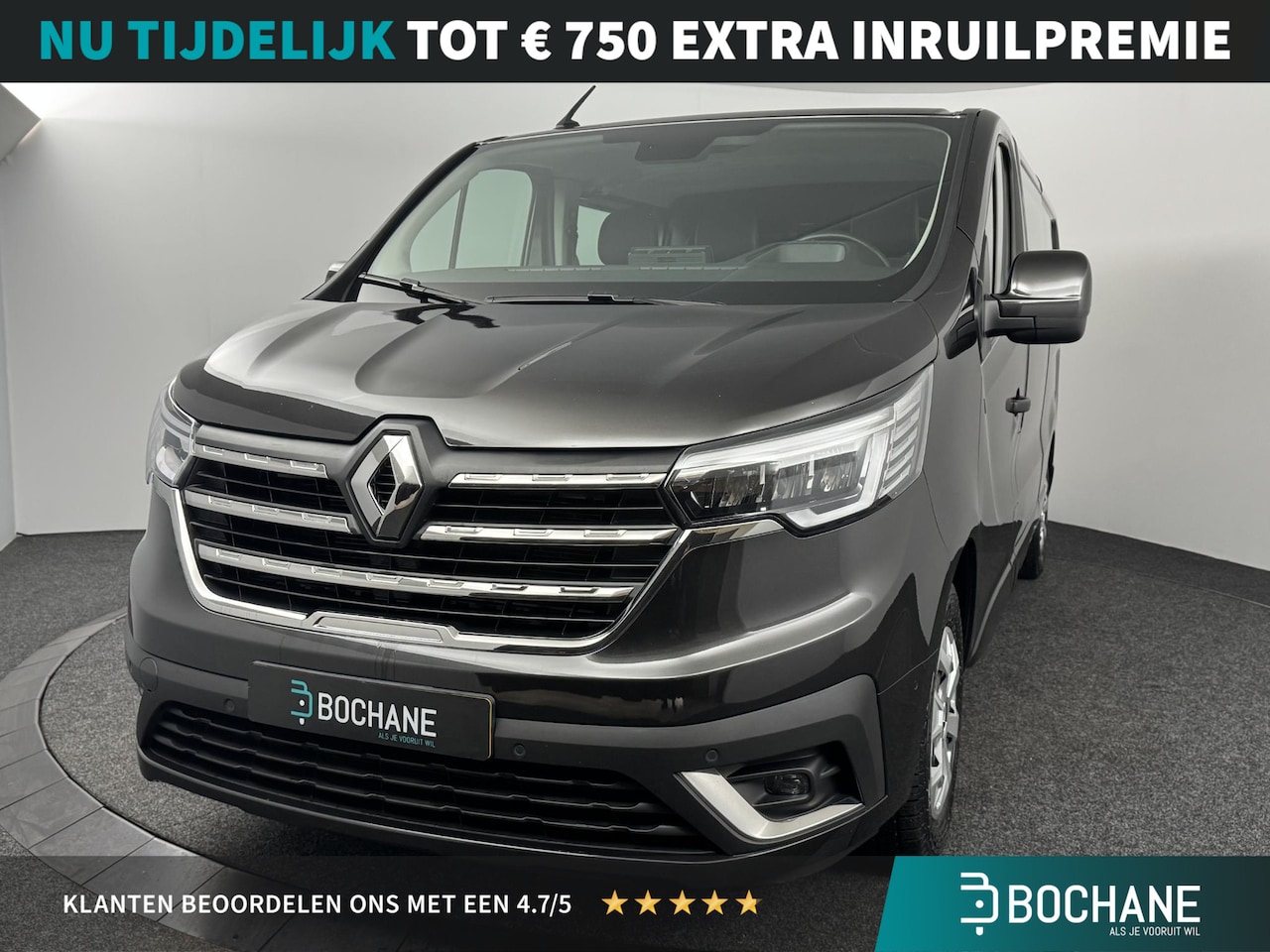 Renault Trafic - 2.0 dCi 150 T30 L2H1 Luxe / Navigatie / Climate-control / Houten vloer + wand / Trekhaak / - AutoWereld.nl