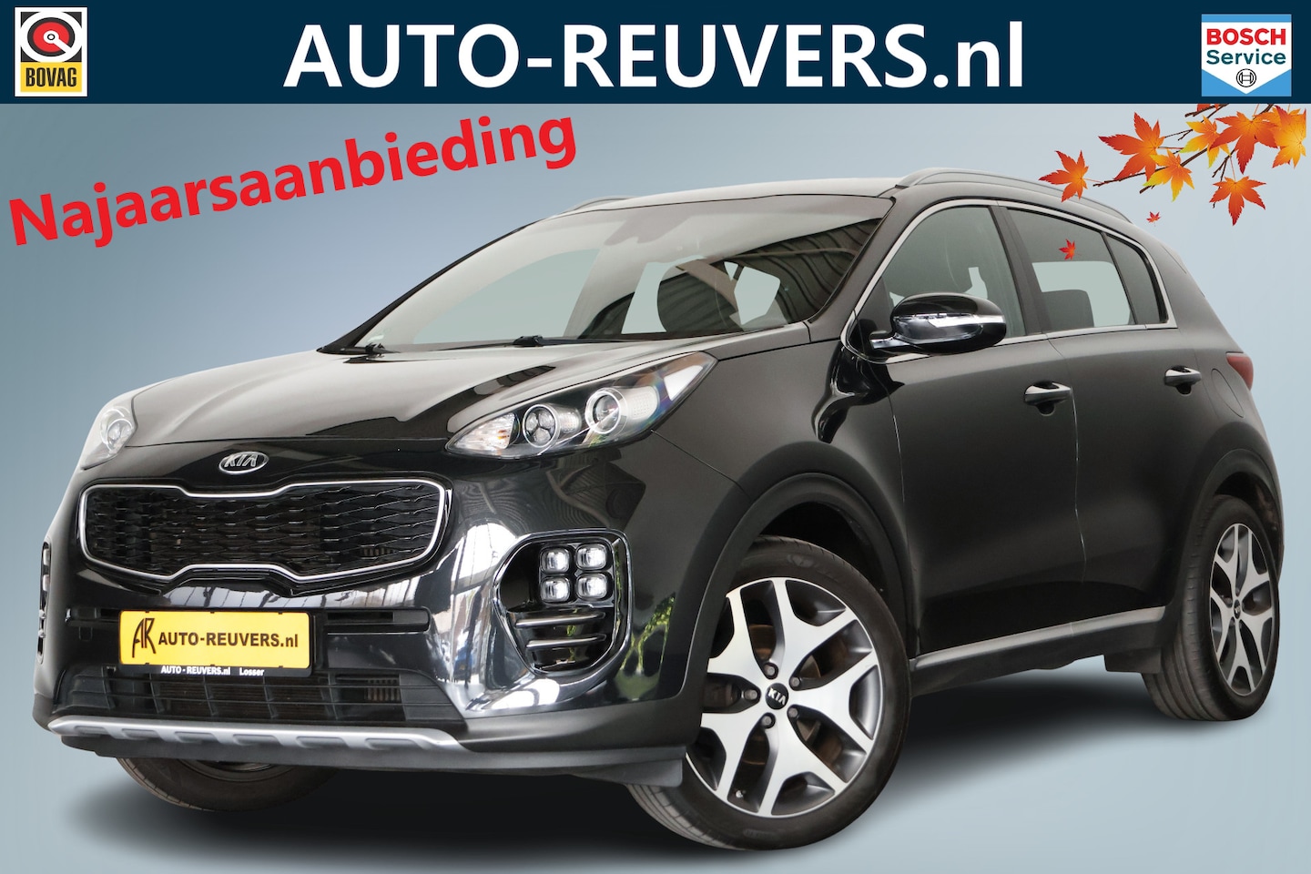Kia Sportage - 1.6 T-GDI GT-Line PlusLine / Leder / Navi / Bluetooth / Camera - AutoWereld.nl