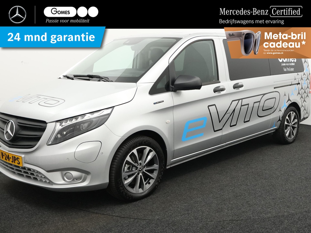 Mercedes-Benz eVito Tourer - 129 PRO L3 Dubbel Cabine Mercedes-benz Evito tourer - AutoWereld.nl