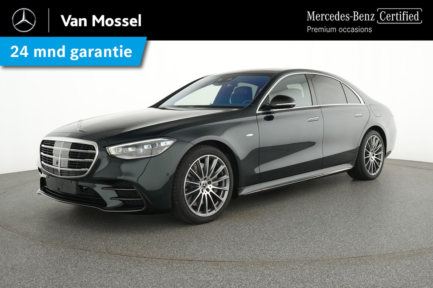 Mercedes-Benz S-klasse - 450 e AMG Line / Premium/ Panoramadak/ Achterasbesturing/ Night/ 20 inch/ Burmester/ Head - AutoWereld.nl
