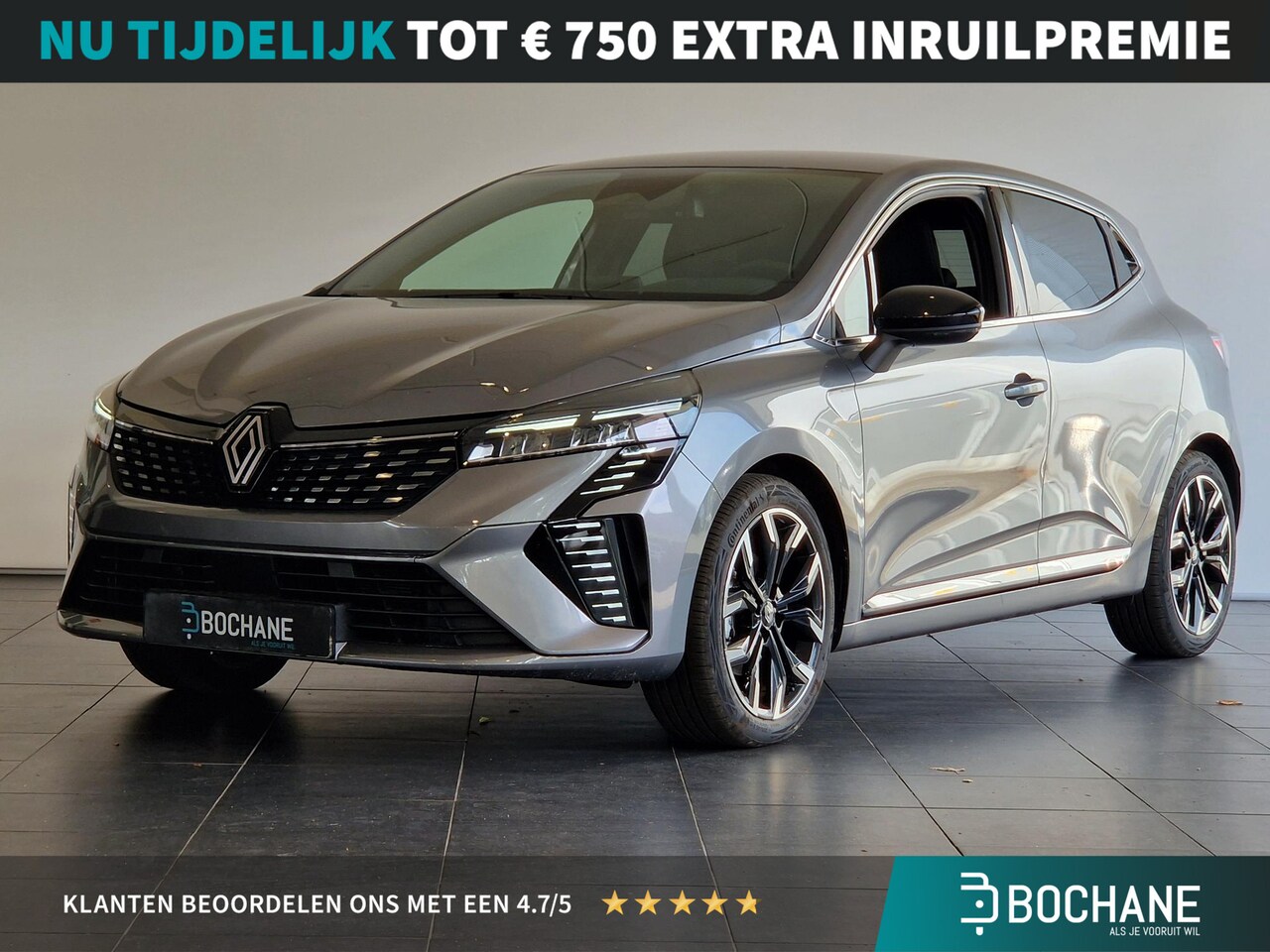 Renault Clio - 1.6 E-Tech Full Hybrid 145 techno | GROOT 9,3" NAVIGATIE SCHERM | ACHTERUITRIJCAMERA | CRU - AutoWereld.nl