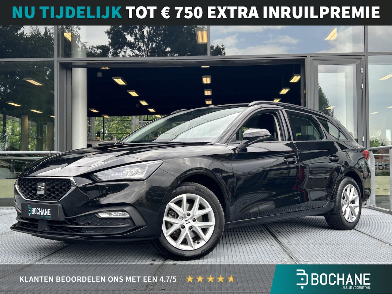 SEAT Leon Sportstourer - 1.0 TSI Reference | Carplay | Climate Control | Cruise Control | - AutoWereld.nl